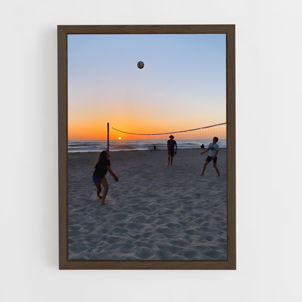 Poster Smash sur le Sable – affiche Beach-volley (vue 5)